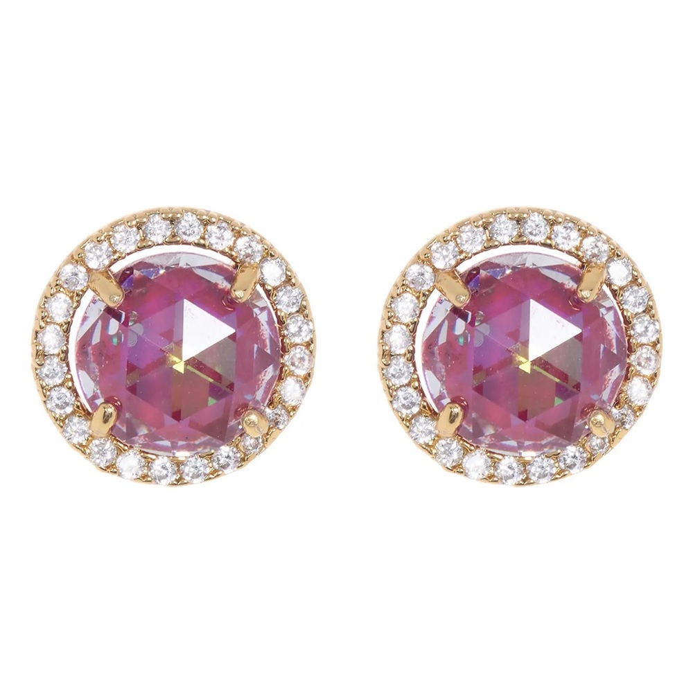 Kate Spade bright ideas halo round stud earrings